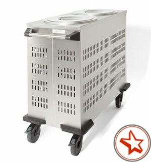 RIEBER Tellerspender RRV-L2 190-320 - rund, unbeheizt, mit Lüftungsschlitzen