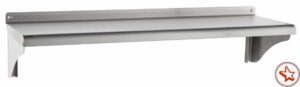 Massives Edelstahl - Wandregal  EMA 203