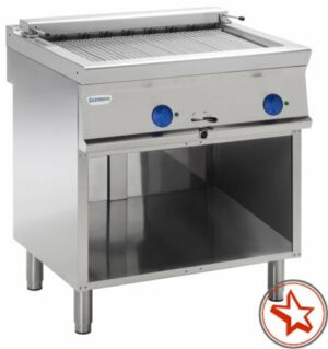 TECNOINOX Gas-Lavasteingrill GR8FG9