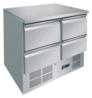 Kühltisch GSKT2040 mit 4 Schubladen - GN 1/1