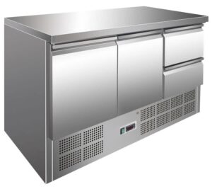 Kühltisch GSKT3020 mit 2 Türen und 2 Schubladen - GN 1/1