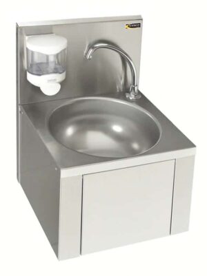 SOFINOR Handwaschbecken LMASDD mit Kniebedienung und Seifenspender