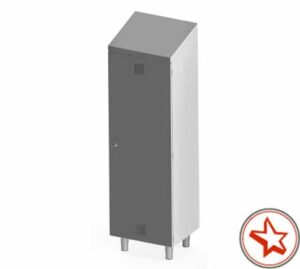 Edelstahl-Besenschrank MAC06