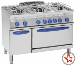 TECNOINOX Gas-Herd PFG12V7