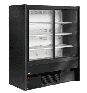 Wandkühlregal GS-DI-100 mit 2 Schiebetüren
