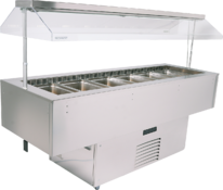 Salatbar, Frühstücks- und Dessertbuffet GS-IS6 M VT Inox
