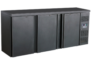 Backbar GS200 mit Volltüren und Schubladenoptionen 