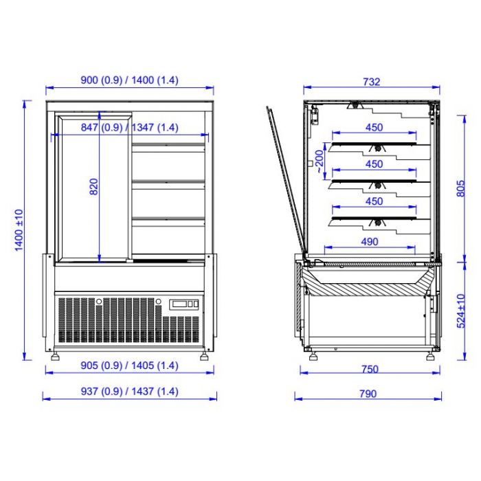 Kühlvitrine CS-NE1.0 - Image 2