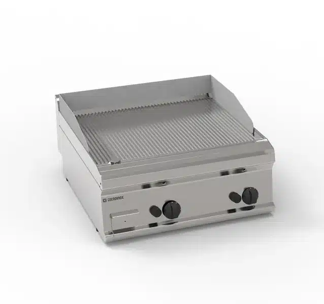 TECNOINOX Gas-Tischgrillplatte FTRR70G7