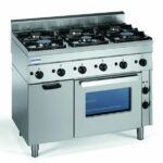 Gastro Gasherde mit Gas- oder Umluft-Elektro-Backofen